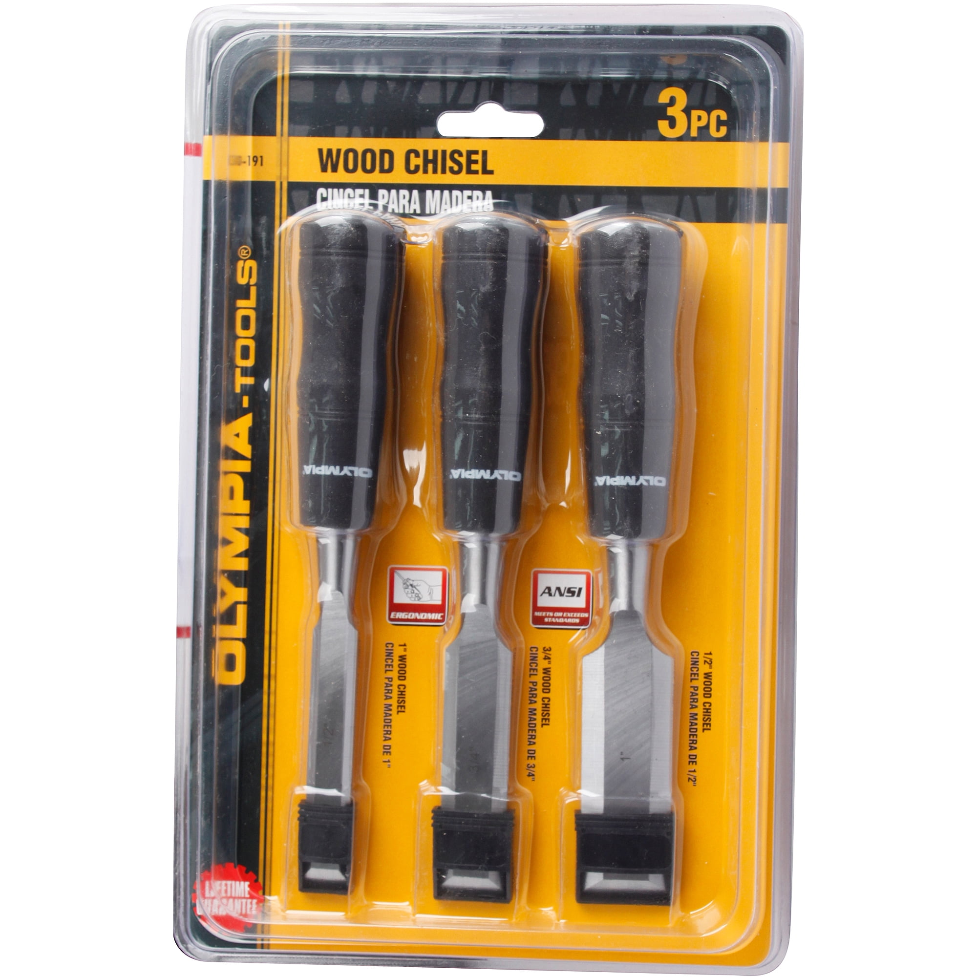 Do It 307769 3-Piece Wood Chisel Set