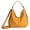 Yellow, variant on Women’s Faux Leather Hobo Bag with Crossbody Strap, Casual Shoulder Tote Handbag for Everyday Use – Black
