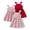 Wine, variant on HCNTES Girls Dresses Toddler Girls Dress 3-Pack Casual Party Print Skater A-line Dress Sundress Size 3Y-8Y