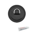 thumbnail image 3 of Inoxydable D-Pad/patch S'Adapte PVC Bateau Kayak Canoë W/colle Fort Noir, 3 of 8