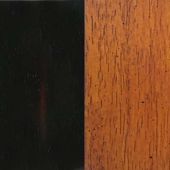 Arrowback Dining Chairs - Solid Wood Side Chairs - Set of 2 - Antique Black Cherry Finish