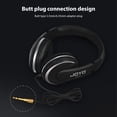 thumbnail image 3 of JMH-04 Professional Wired Over-Ear Monitor Headphones with 40mm Dynamic Drivers - Noise Isolating, Comfortable Padded Design for Studio Recording, Podcasting, PC & DJ Use - Includes 6.35mm Adapter,, 3 of 6
