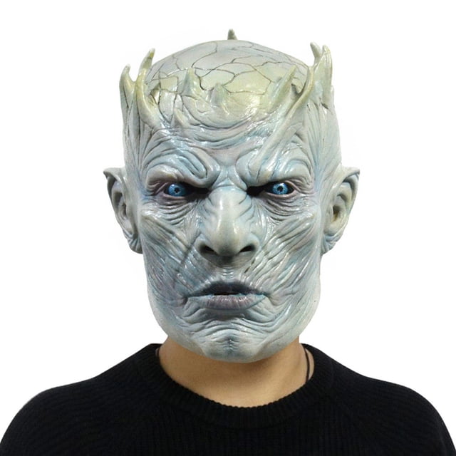 Máscara para cosplay, juegos de látex, Thrones Night King, talla única
