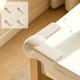 thumbnail image 1 of Juego de protectores de esquinas con bordes suaves de PVC para muebles, absorción de impactos, adhesivos, múltiples formas, beige, 4 piezas, 1 of 6