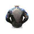 thumbnail image 3 of Redline Men's Racing Body Armor Jacket, Buffalo Leather M-YBR (Blue, M), 3 of 4