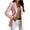 Pink, variant on NARABB Women Blazers Suit Jacket Long Sleeve Single Breasted Solid Turn Down Collar Jacket Coat Outerwear Business Suit Office Work Outwear