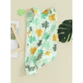 thumbnail image 4 of Musuos Baby Girls Irish Day Jumpsuit 6 12 18 24M Infant Sleeveless O Neck Clover Print Casual Romper, 4 of 10