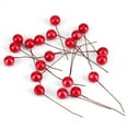 thumbnail image 5 of BORDSTRACT 100 Pcs Artificial Holly Berries For Christmas Wreath Decorations Wreath Making Tree Decorations Wreath Wedding Party, 5 of 8