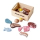 thumbnail image 4 of Juego de alimentos de madera, juego de cocina, juguete educativo, juguetes de cocina de simulación, juego de comida simulada para niños, niñas y niños, 4 of 9