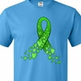 thumbnail image 4 of Inktastic Mental Health Awareness Ribbon with Green Hearts T-Shirt, 4 of 5
