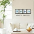 thumbnail image 7 of 4pcs Funny Watercolor Ocean Life Art Print Set Sea Marine Life Print Canvas Wall Art Poster Jellyfish Octopus Hairtail for Nursery Bedroom Bathroom Home Decor, 7 of 7