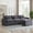 Gray, variant on Gexpusm Sectional Sofa,L-shaped Sectional Couches for Living Room,Comfy Sofa with Cup Holders & USB Ports,Gray