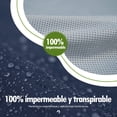 thumbnail image 2 of Impermeable con capucha para perros (4XL, azul), 2 of 5