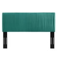 thumbnail image 3 of Modway Eloise Channel Tufted Performance Velvet Twin Headboard in Teal, 3 of 10