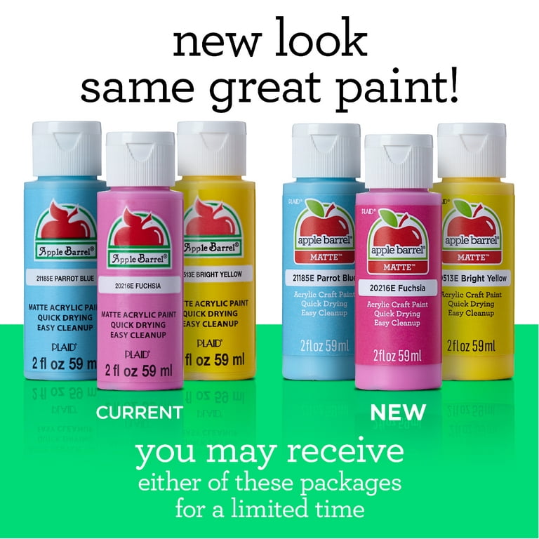 Primary Colors Matte Acrylic Paint Set - Red, Blue, Yellow