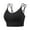 Black, variant on Womens Bras Lace Wireless Women Bras with String Quick Dry Shockproof Running Fitness Large Size Underwear White M