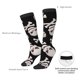 thumbnail image 4 of Fotbe black white Skull bone Calcetas Divertidas Estampadas para Hombre y Mujer, Calcetas de Algodón hasta la Rodilla para Caminar, Correr, Enfermería y Embarazo, 4 of 6