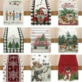 thumbnail image 5 of Christmas Table Runner  Tree Snowman Home Kitchen Dining Table Decoration 2023 Navidad Noel Gift Linen Tablecloth, 5 of 5