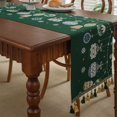 thumbnail image 4 of Fzsteel Christmas Table Runner Cover 13.8x63.0 Inches American Vintage Holiday Dining Room Kitchen Party Festive Long Cloth Banner Home Decor Accent, 4 of 6