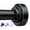 BLACK, variant on TITGIPE No Drill Telescopic Shower Curtain Rod | 32-92" Adjustable Spring Tension Rod with Anti-Skid Design | Rust-Resistant Stainless Steel for Bathroom