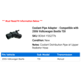 thumbnail image 2 of Coolant Line Adapter - Compatible with 2006 Volkswagen Beetle TDI, 2 of 2