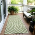 thumbnail image 5 of Addison Rugs Chantille Indoor/Outdoor Transitional Squares Aloe Washable Runner Rug, 2'3" x 7'6", 5 of 5