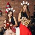 thumbnail image 2 of Ganfancp Christmas Headband Antler Headband Christmas Hair Accessories Christmas Headbands For Women Holiday Party Decorations Costume Accessory Rebajas Hoy Liquidación 1 Cinta para El Pelo, 2 of 5