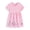 5# Pink Bunny, variant on Rimyaw Toddler Girls Princess Dress, Short Sleeve A-Line Summer Sundress, Soft Casual Purple Dress, Size 4T