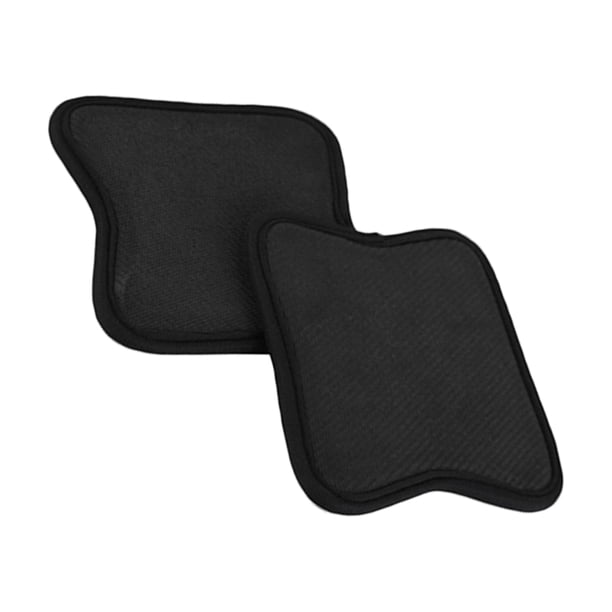 Yuarrent Fitness Dumbbell Grips Pads Levantamiento de pesas Accesorios antideslizantes Cojines Accesorios para máquinas de ejercicios Negro