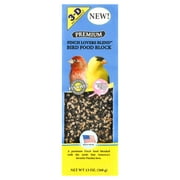 3-D Pet Products Premium Finch Lovers Blend Wild Bird Food Block, 13 oz.