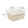 thumbnail image 2 of Hometrends Lined Rolled Paper Basket, 2 of 4