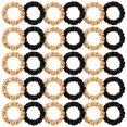 thumbnail image 1 of WILLBOND 30 unidades de coleteros pequeños de seda satinada a granel para mujeres, lazos finos para el cabello, mini bandas para coleteros, soportes de cola de caballo delgados para cabello grueso y r, 1 of 5