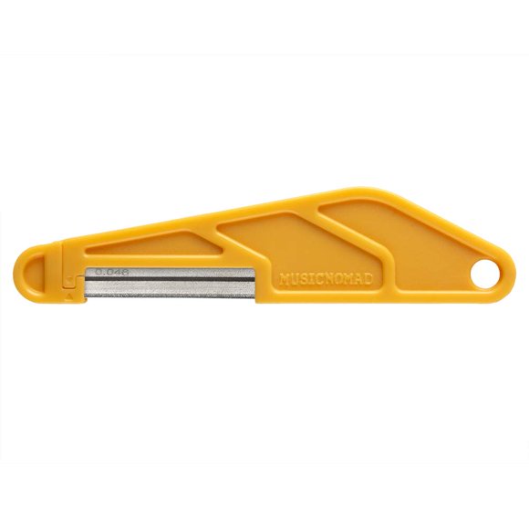 Lima ranurada para guitarra MusicNomad MN659 con revestimiento de diamante