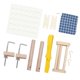 thumbnail image 5 of Kits de telar de clavijas, plantilla para hacer pulseras, herramienta multiusos para manualidades de madera, tejido A, 5 of 9