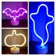 thumbnail image 3 of Luces de estilo neón, regalo de Navidad, flamenco, unicornio, arcoíris, luz de noche USB, LED neón, material duradero, diseño festivo, fácil instalación, 3 of 5