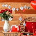 thumbnail image 4 of Heart Decorations, Heart Ornaments, 36-Piece Heart Baubles for Valentine's Day Wedding Anniversary Party Decor, 4 of 6