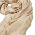 thumbnail image 3 of Premium Large Silky Plain Satin Oblong Scarf Wrap, 3 of 3