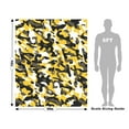 thumbnail image 4 of Rwraps Yellow Camouflage Goldenrod Flecktarn Gloss Vinyl Film Wrap 59in x 18ft Vinyl Vehicle Car, 4 of 9