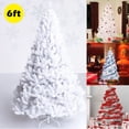 thumbnail image 2 of Costway 6Ft Artificial Christmas Tree Indoor Outdoor Holiday Decoration White, 2 of 9