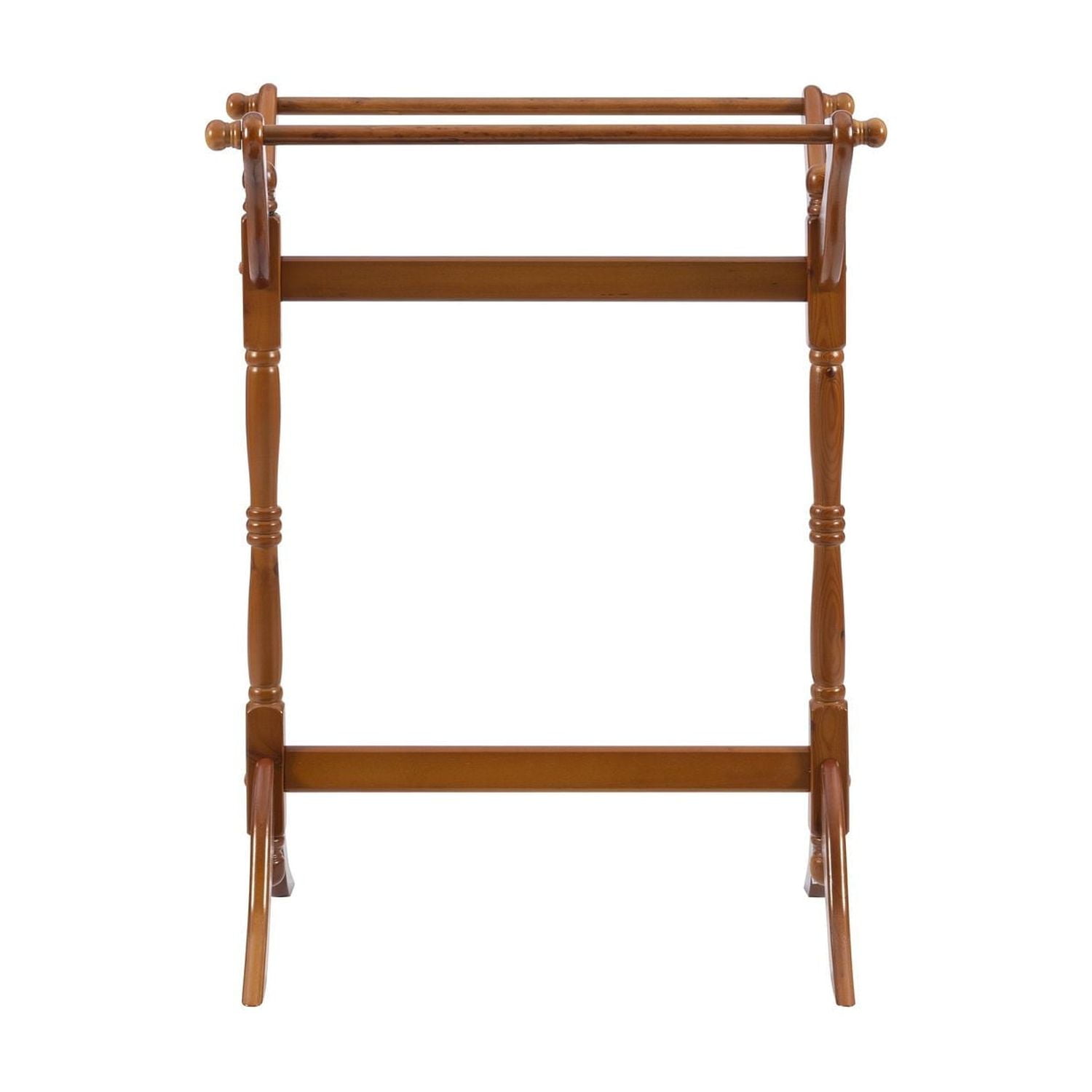 Ashby Blanket And Quilt Rack, Oak