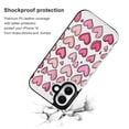 thumbnail image 7 of Compatible with iPhone 11 12 13 mini 14 15 16 Pro Max Plus Wallet Case with Card Holder, PU Leather Kickstand Card Slots Case ( Pink Hearts, iPhone 12 mini), 7 of 7