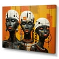 thumbnail image 2 of Designart "Minimalist Depiction Of African Tribal Women II" African Tribes Canvas Prints, 2 of 7