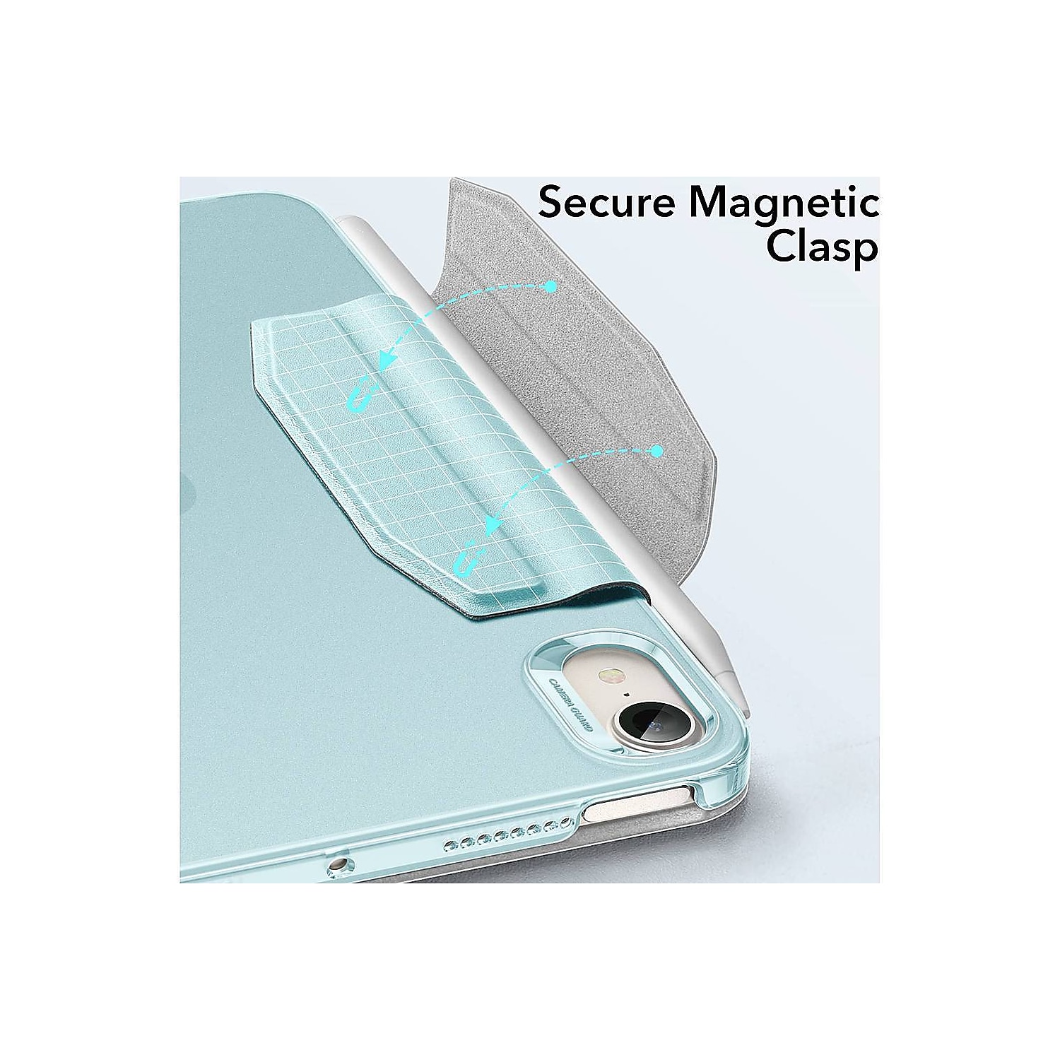 SaharaCase ESR Folio Case for Apple iPad mini A17 Pro & 6th Generation 2021 Aqua (TB00043)