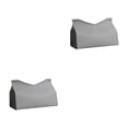 thumbnail image 4 of Advancent Bolsa de almacenamiento de tejido de cuero PU en forma de V soporte recargable reciclado contenedor dispensador de toallas impermeable Gris 2Conjunto, 4 of 6