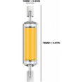 thumbnail image 2 of Bombilla LED R7S de color blanco cálido, reemplazo de halógeno de 10 W no regulable con diseño ecológico y tecnología de ahorro de energía para espacios domésticos y comerciales, 78 mm de doble, 2 of 5