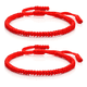 thumbnail image 1 of Pulsera Hilo Xtellar Rojo Parejas Tibetana Amuleto Protección 2 Pzas Rojo 6 Cm 15 Cm, 1 of 4