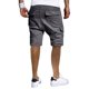 thumbnail image 4 of Txlixc Pantalones cortos de verano para hombres, pantalones cortos de cuerda de color sólido con bolsillos Txlixc moda, 4 of 6