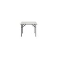 thumbnail image 3 of Lorell Banquet Folding Table 29" Height x 36" Width x 36" Depth - Gray, Powder Coated, 3 of 3