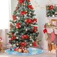 thumbnail image 4 of FMSHPON Easter Tree Skirt Colorful Eggs Bunny Xmas Christmas Tree Skirt Stand Mat for Holiday Party Decoration Indoor Outdoor 36 inches, 4 of 6