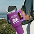 thumbnail image 6 of 40oz Mama Bear Tumbler with Handle and Straw, Best Mommy Insulated Stainless Steel Cup, Travel Coffee Mug Water Bottle, Mothers Day Birthday Gifts for Mom from Daughter, 6 of 6